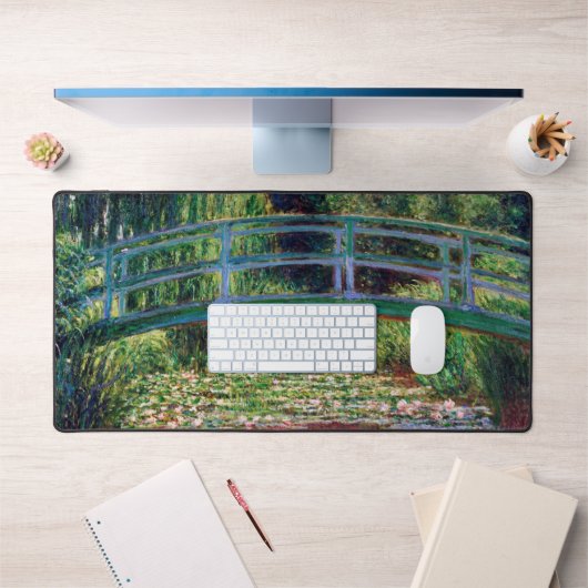 Die japanische Brücke (Water-Lily Pond), Monet Schreibtischunterlage (Büro 1)