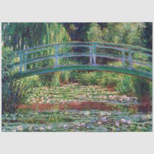 Die Japanische Brücke (Water-Lily Pond), Monet Seidenpapier