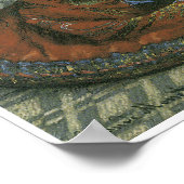 Die japanische Frau von Claude Monet Poster (Ecke)