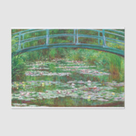 Die japanische Fußbrücke von Claude Monet Seidenpapier