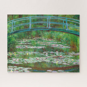 Die japanische Fußgängerbrücke von Claude Monet Puzzle