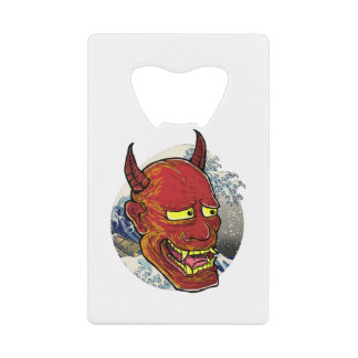 Die japanische Hannya-Maske Geldbeutel Flaschenöffner