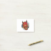 Die japanische Hannya-Maske Post-it Klebezettel (Auf Schreibtisch)