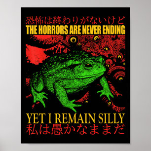 Die japanischen Froschfräsen-Horror sind nie zu En Poster