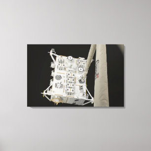 Die japanisches Experiment-Modul herausgestellte Leinwanddruck