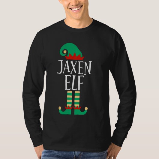 Die Jaxen Elf Funny Familie passt Weihnachten Paja T-Shirt (Vorderseite)