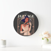 Die Jazzzeituhr Große Wanduhr (Zuhause)