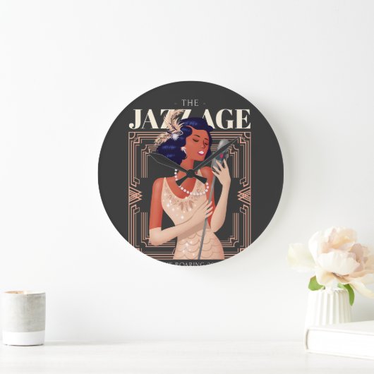Die Jazzzeituhr Große Wanduhr (Zuhause)