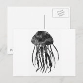 DIE JELLYFISCHE BEWEGUNG POSTKARTE (Vorne/Hinten)