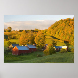 Die Jenne Farm in Woodstock, Vermont. Herbst. 2 Poster