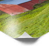 Die Jenne Farm in Woodstock, Vermont. Herbst. Fotodruck (Ecke)