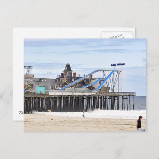 Die Jersey Shore auf den Meereshöhen Postkarte (Vorne/Hinten)