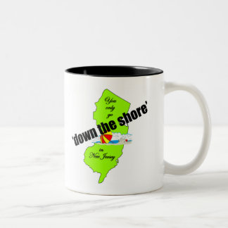 Die Jersey Shore-Tasse Zweifarbige Tasse