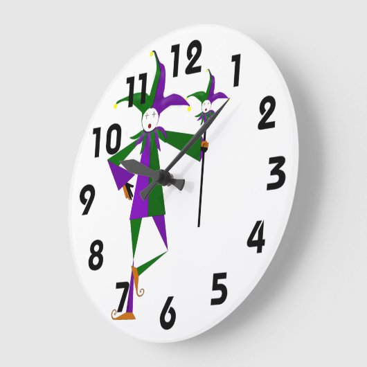 Die Jester-Wall-Uhr Große Wanduhr (Winkel)