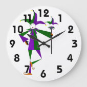 Die Jester-Wall-Uhr Große Wanduhr (Vorderseite)