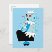 Die Jestons | Rosie the Robot Postkarte (Vorne/Hinten)