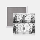 Die Jesuiten in der China Magnet (Vorderseite/Rückseite)