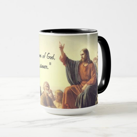 Die Jesus-Gebets-Tasse Tasse (VorderseiteRechts)