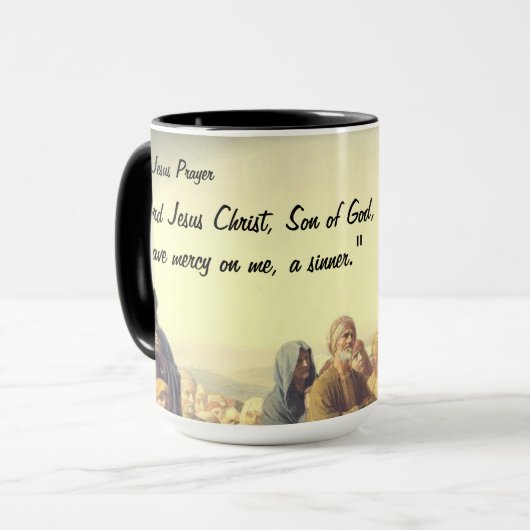 Die Jesus-Gebets-Tasse Tasse (Vorderseite Links)