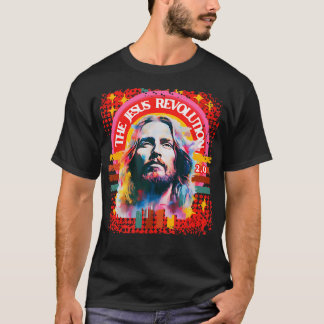 Die Jesus Revolution 2.0 Psychedelisch Christlich T-Shirt
