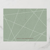 Die Jet Set Travel Stationery Card entdecken - Min Folie Einladungspostkarte (Rückseite)