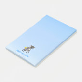 Die Jetpack-Fahrt des Koalas Post-it Klebezettel (angewinkelt)