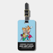 Die Jetsons | Familie Gepäckanhänger (Vorderseite vertikal)