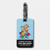 Die Jetsons | Familie Gepäckanhänger (Rückseite vertikal)