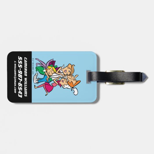 Die Jetsons | Familie Gepäckanhänger (Rückseite horizontal)