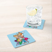 Die Jetsons | Familie Rechteckiger Pappuntersetzer (Vor Ort)