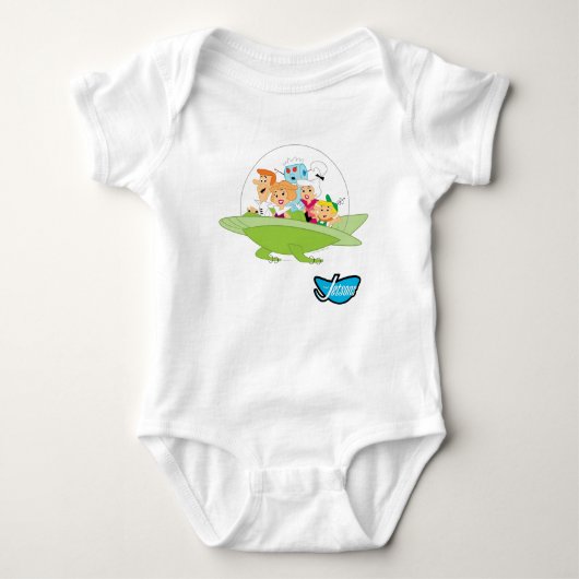 Die Jetsons | Familienflieger Baby Strampler (Vorderseite)