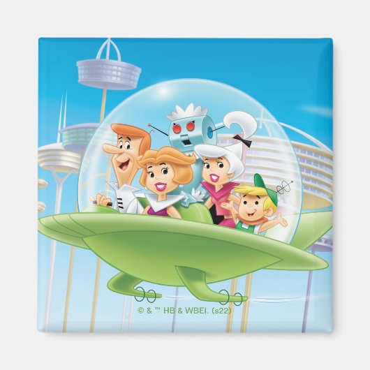 Die Jetsons | Familienflieger Magnet (Vorne)