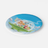 Die Jetsons | Familienflieger Pappteller (Schrägansicht)