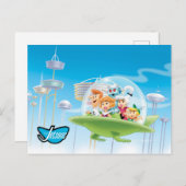 Die Jetsons | Familienflieger Postkarte (Vorne/Hinten)