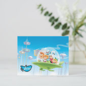 Die Jetsons | Familienflieger Postkarte (Stehend Vorderseite)