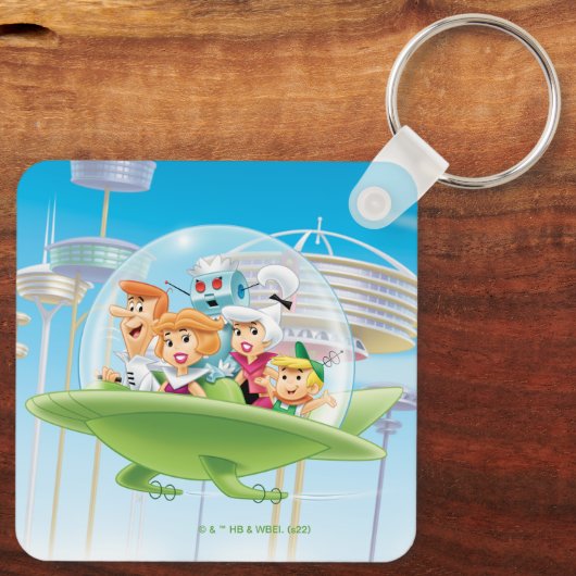 Die Jetsons | Familienflieger Schlüsselanhänger (Rückseite)