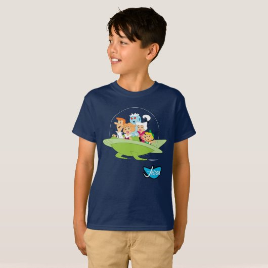 Die Jetsons | Familienflieger T-Shirt (Vorne ganz)