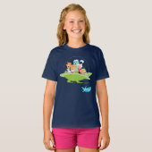 Die Jetsons | Familienflieger T-Shirt (Vorne ganz)