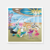 Die Jetsons | Family Dance Party Serviette (Vorderseite)