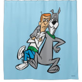 Die Jetsons | George & Astro Buddies Duschvorhang (Vorderseite)