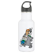 Die Jetsons | George & Astro Buddies Edelstahlflasche (Vorderseite)