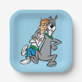 Die Jetsons | George & Astro Buddies Pappteller (Vorderseite)