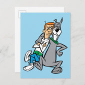 Die Jetsons | George & Astro Buddies Postkarte (Vorne/Hinten)