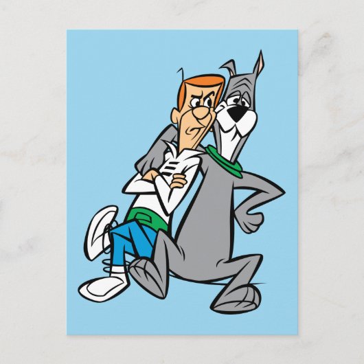 Die Jetsons | George & Astro Buddies Postkarte (Vorderseite)