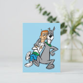 Die Jetsons | George & Astro Buddies Postkarte (Stehend Vorderseite)
