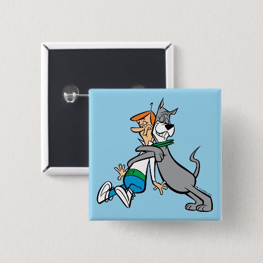 Die Jetsons | George & Astro Hug Button (Vorne & Hinten)