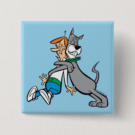 Die Jetsons | George & Astro Hug Button (Vorderseite)