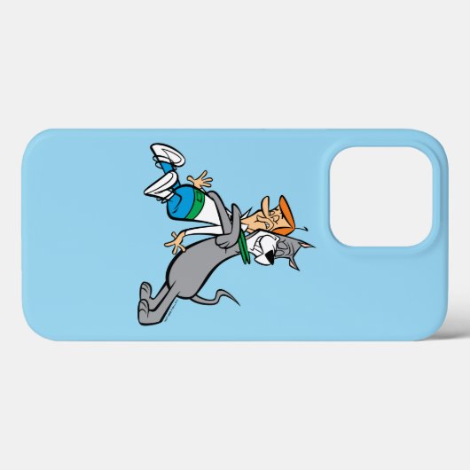Die Jetsons | George & Astro Hug Case-Mate iPhone Hülle (Rückseite (Horizontal))