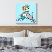 Die Jetsons | George & Astro Hug Leinwanddruck (Insitu (Schlafzimmer))