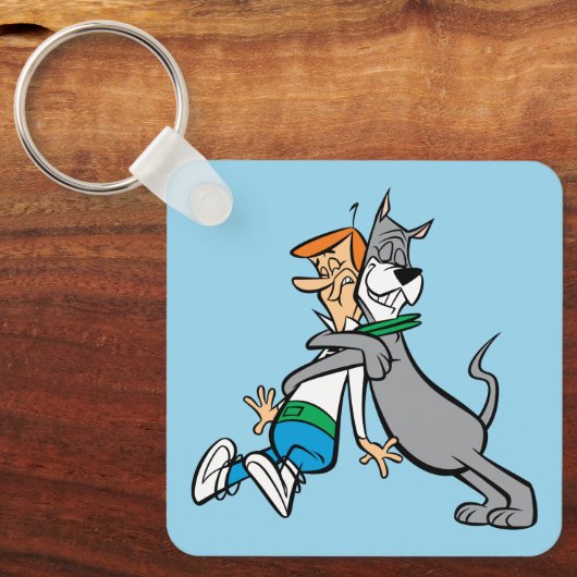 Die Jetsons | George & Astro Hug Schlüsselanhänger (Vorderseite)